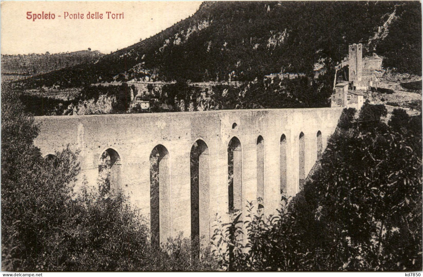 Spoleto - Ponte Delle Torri - Andere & Zonder Classificatie