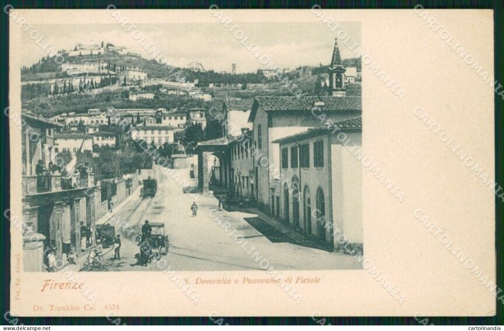 Firenze Fiesole San Domenico Tram Cartolina WX1445 - Firenze (Florence)