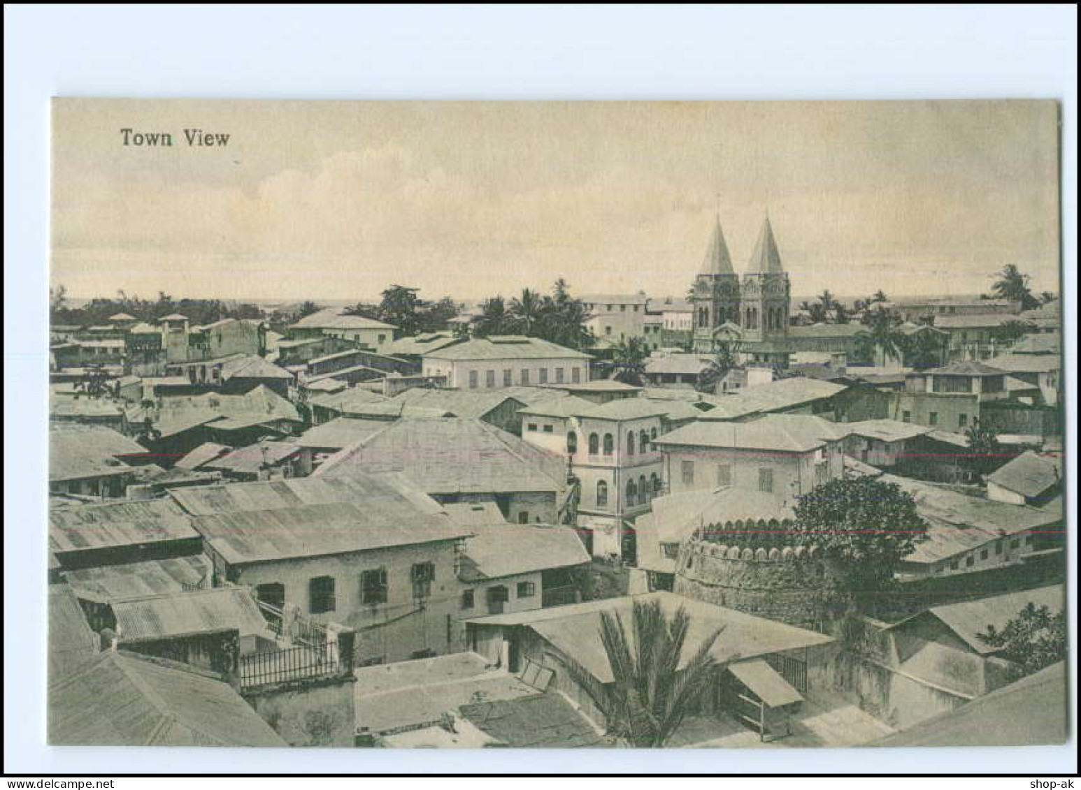 U5364/ Zanzibar Sansibar Town View  AK Ca.1910 - Unclassified