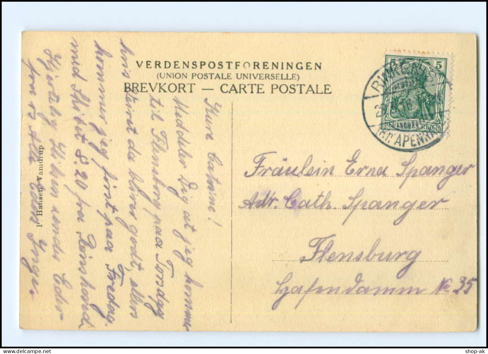 XX003288/ Proestö  Nysö  Dänemark AK 1916 - Danemark