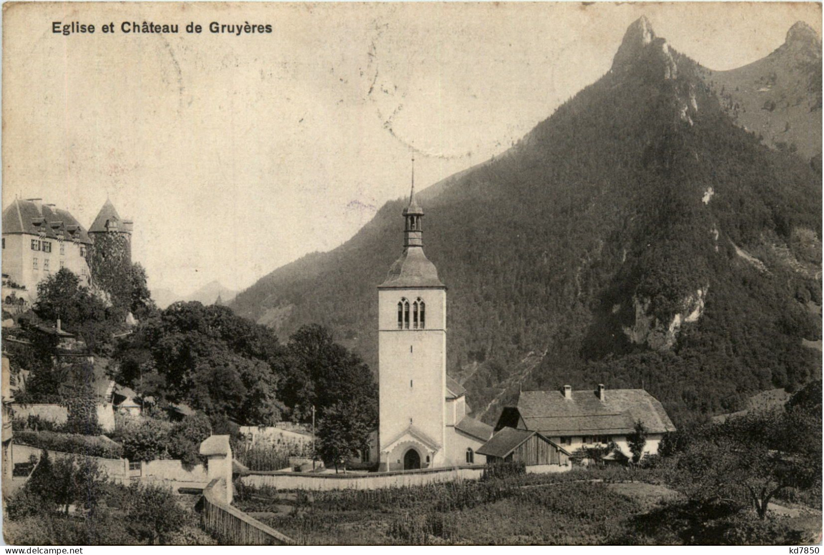 Eglise Et Chateau - Gruyeres - Gruyères