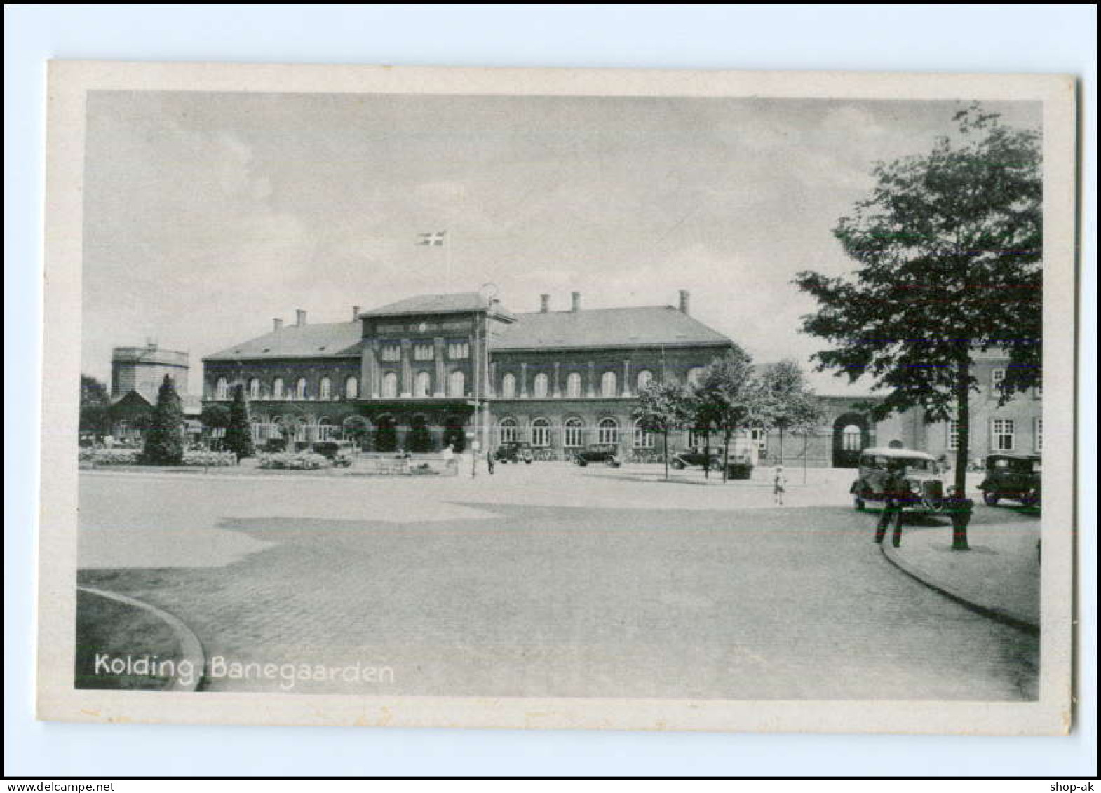 XX003237/ Kolding Banegaarden Bahnhof AK Ca.1940 - Danemark