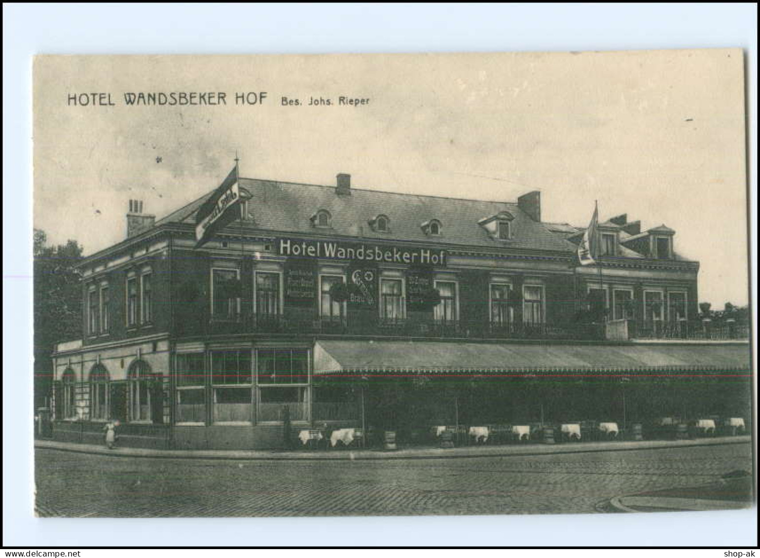 XX003232/ Hamburg Wansbeker Hof AK 1916 - Wandsbek