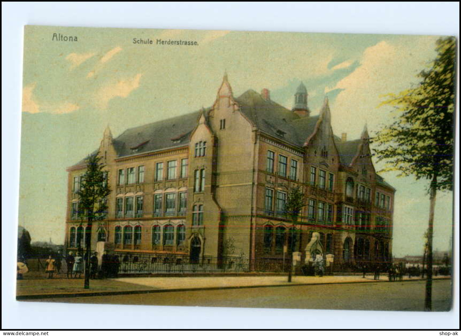 XX003192/ Hamburg Altona Schule Herderstraße AK Ca.1910 - Altona