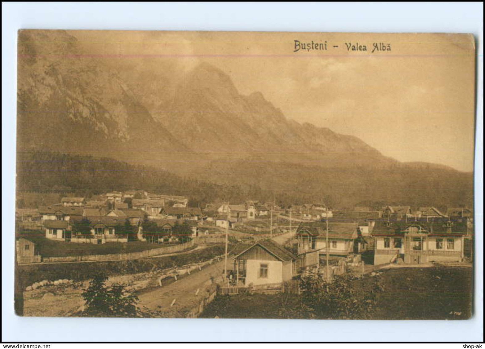 U4267/ Busteni - Valea Alba Rumänien Ak Ca.1912 - Roemenië