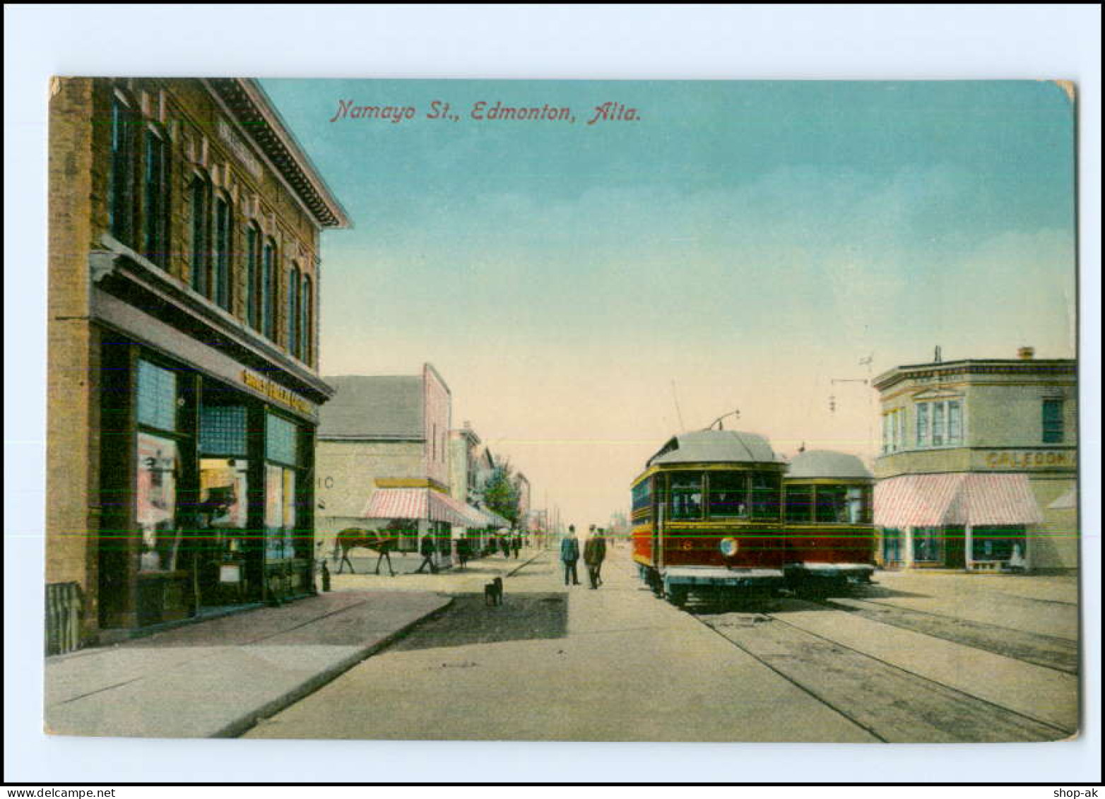 XX003029/ Edmonton Alta. Namaya St. Straßenbahn Kanda Canda Ca.1912 - Unclassified