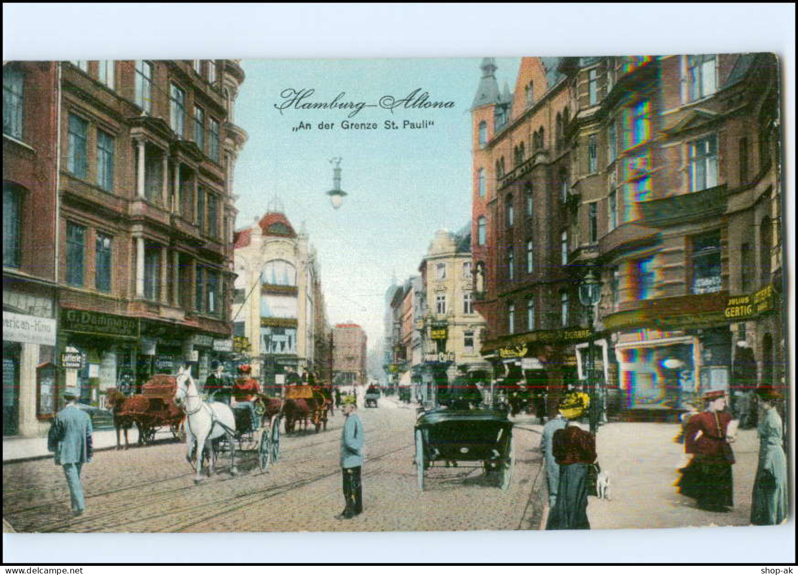 XX003022/ Hamburg  Altona An Der Grenze Zu St. Pauli Ak Ca.1910 - Altona