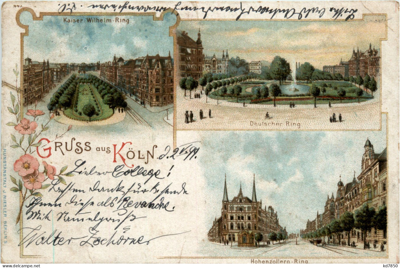 Gruss Aus Köln - Litho - Koeln