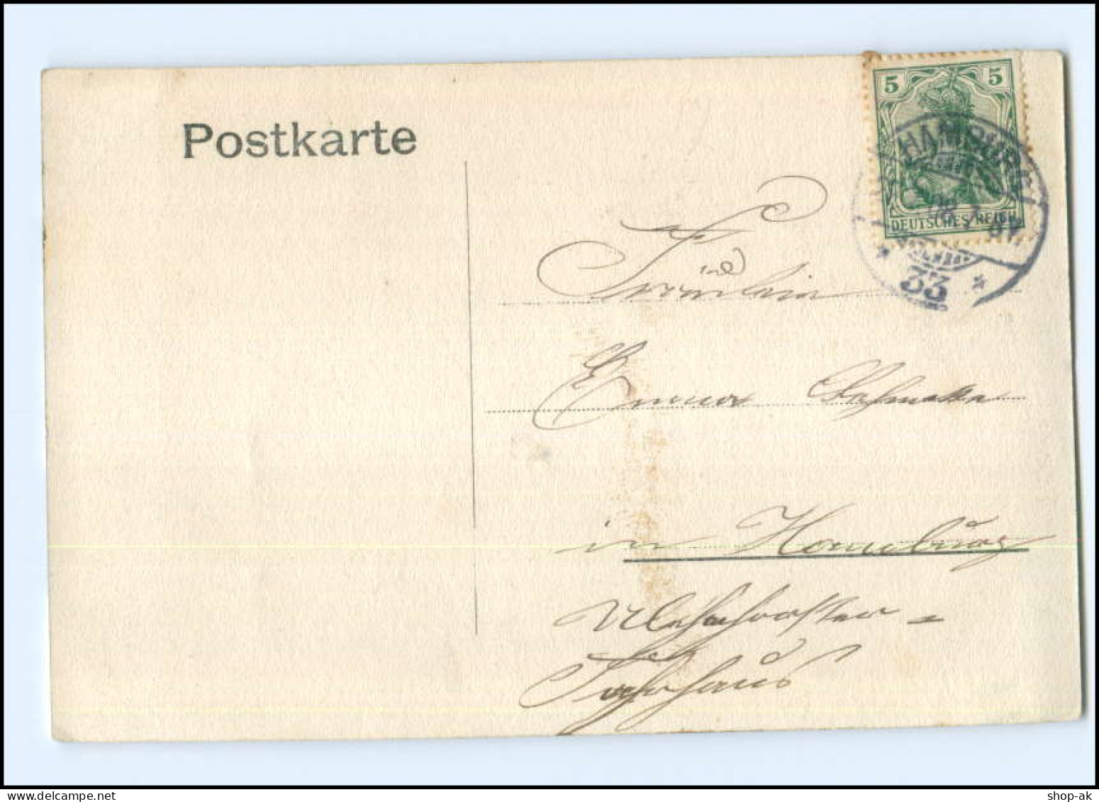 XX002974/ Hamburg Wandsbek Marienstraße AK 1908 - Wandsbek