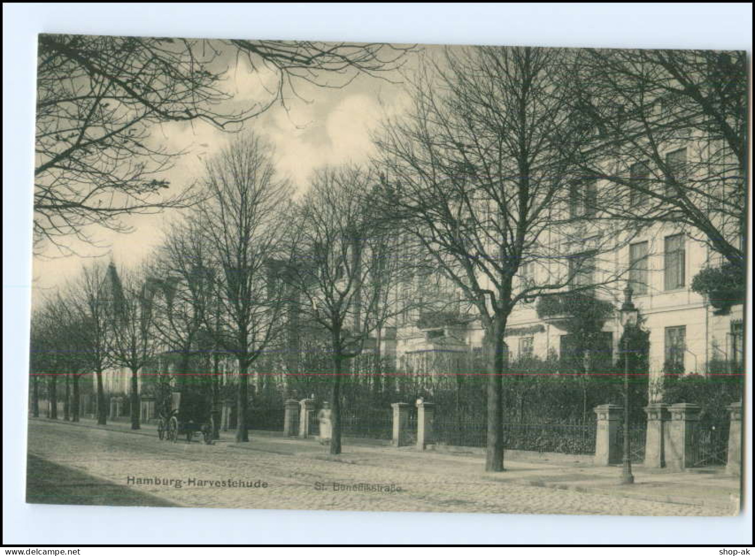 XX002947/ Hamburg Harvestehude St. Benediktstraße AK Ca.1910 - Eimsbüttel