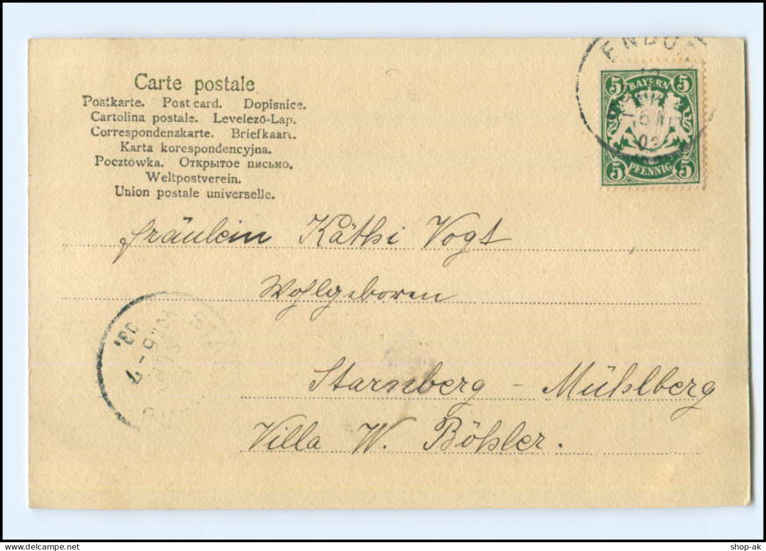 XX002898/ Dackel  Und Puppe  Künstler Ak 1903 - Hunde