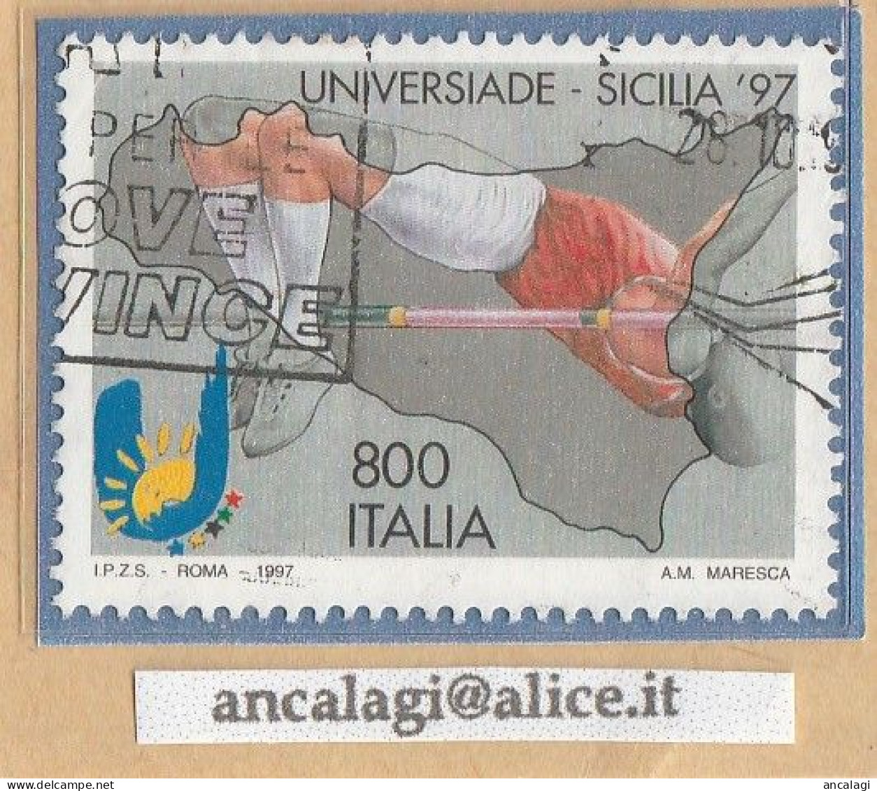 USATI ITALIA 1997 - Ref.0777A "UNIVERSIADI" 1 Val. - - 1991-00: Gebraucht