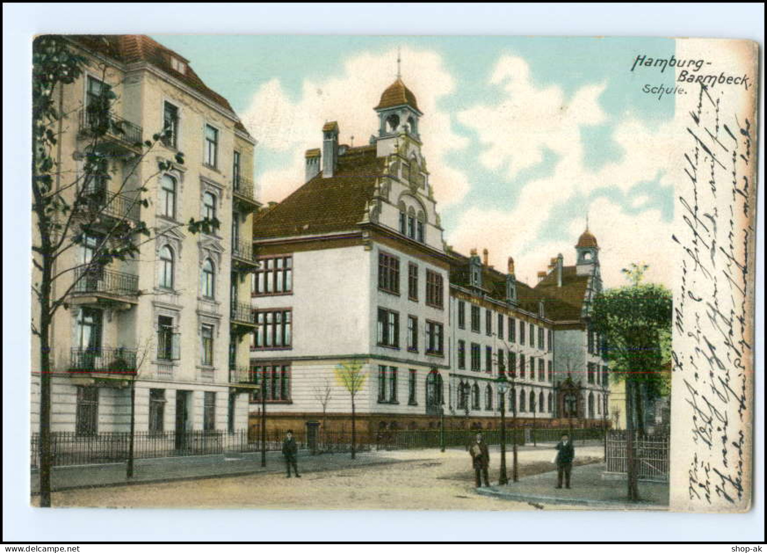 XX002526/ Hamburg Barmbek Schule 1905 AK - Noord