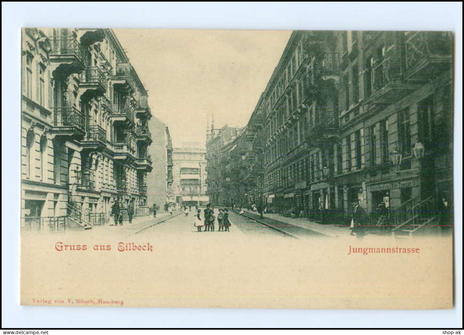 XX002634/ Hamburg Eilbeck Eilbek Jungmannstraße Ca.1900 Ak  - Wandsbek