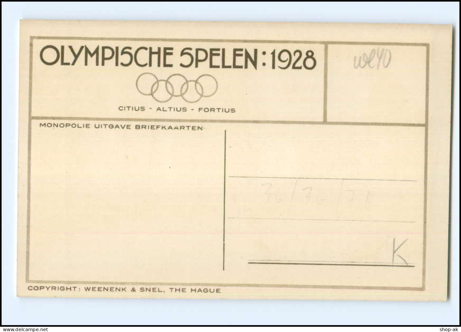 XX002162/ Olympiade 1928 Amsterdam Marathonloop AK - Olympische Spelen