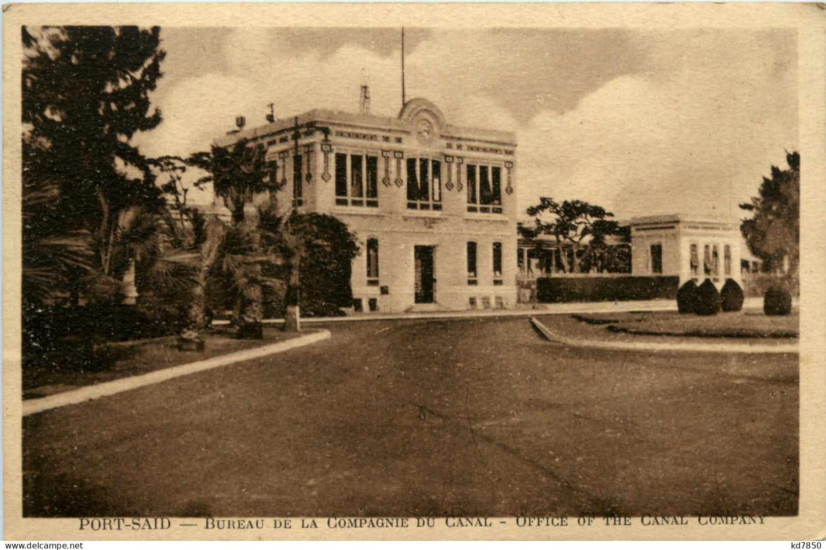 Port Said - Bureau De La Compagnie Du Canal - Port Said