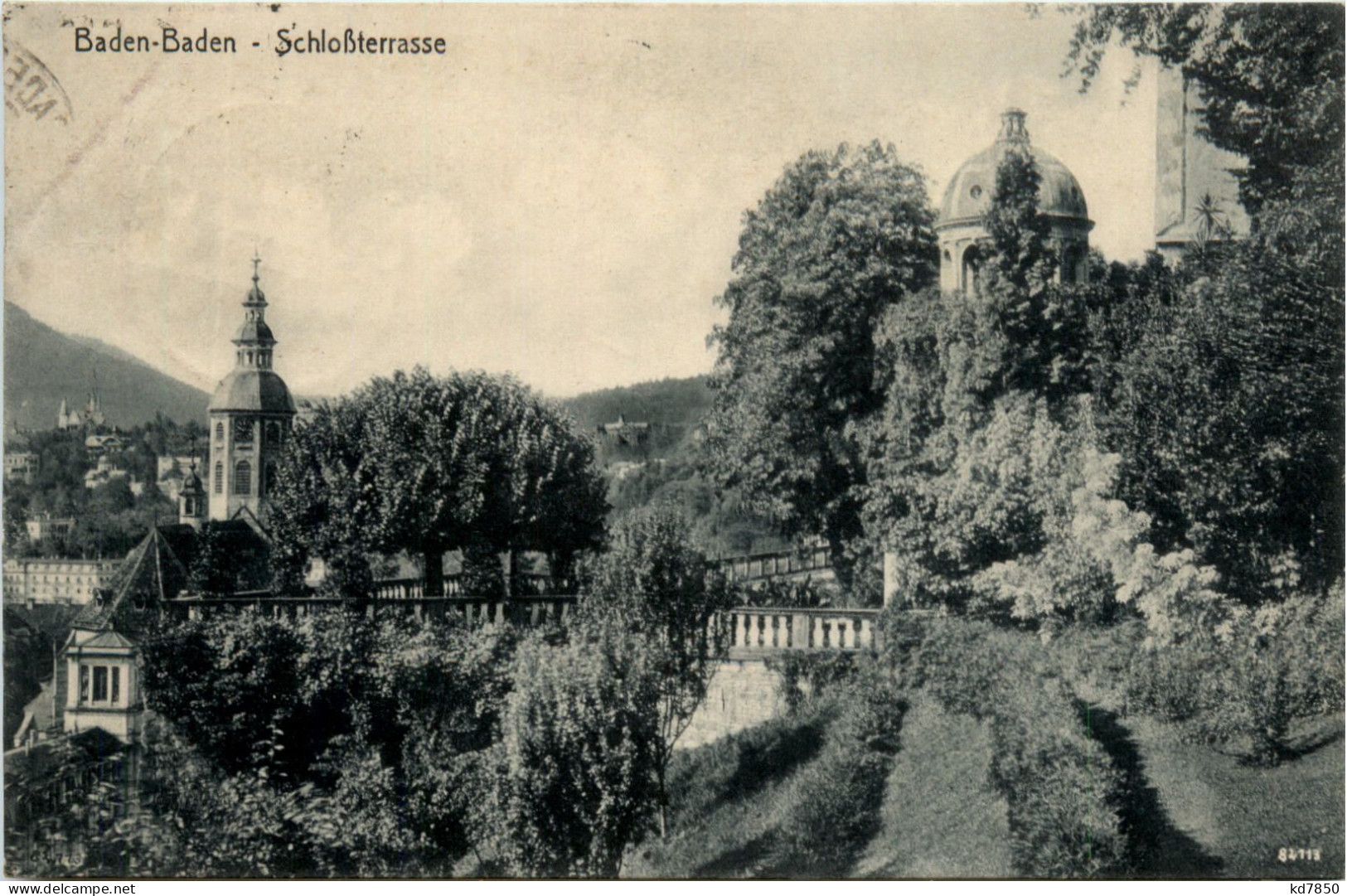 Baden-Baden - Schlossterasse - Baden-Baden