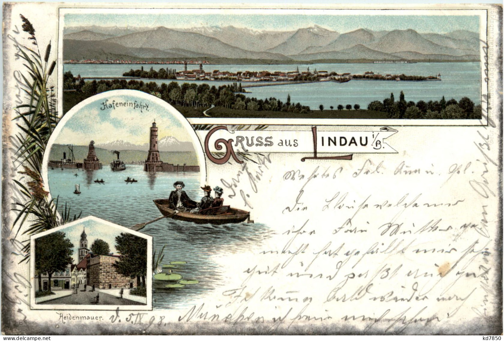 Gruss Aus Lindau - Litho - Lindau A. Bodensee