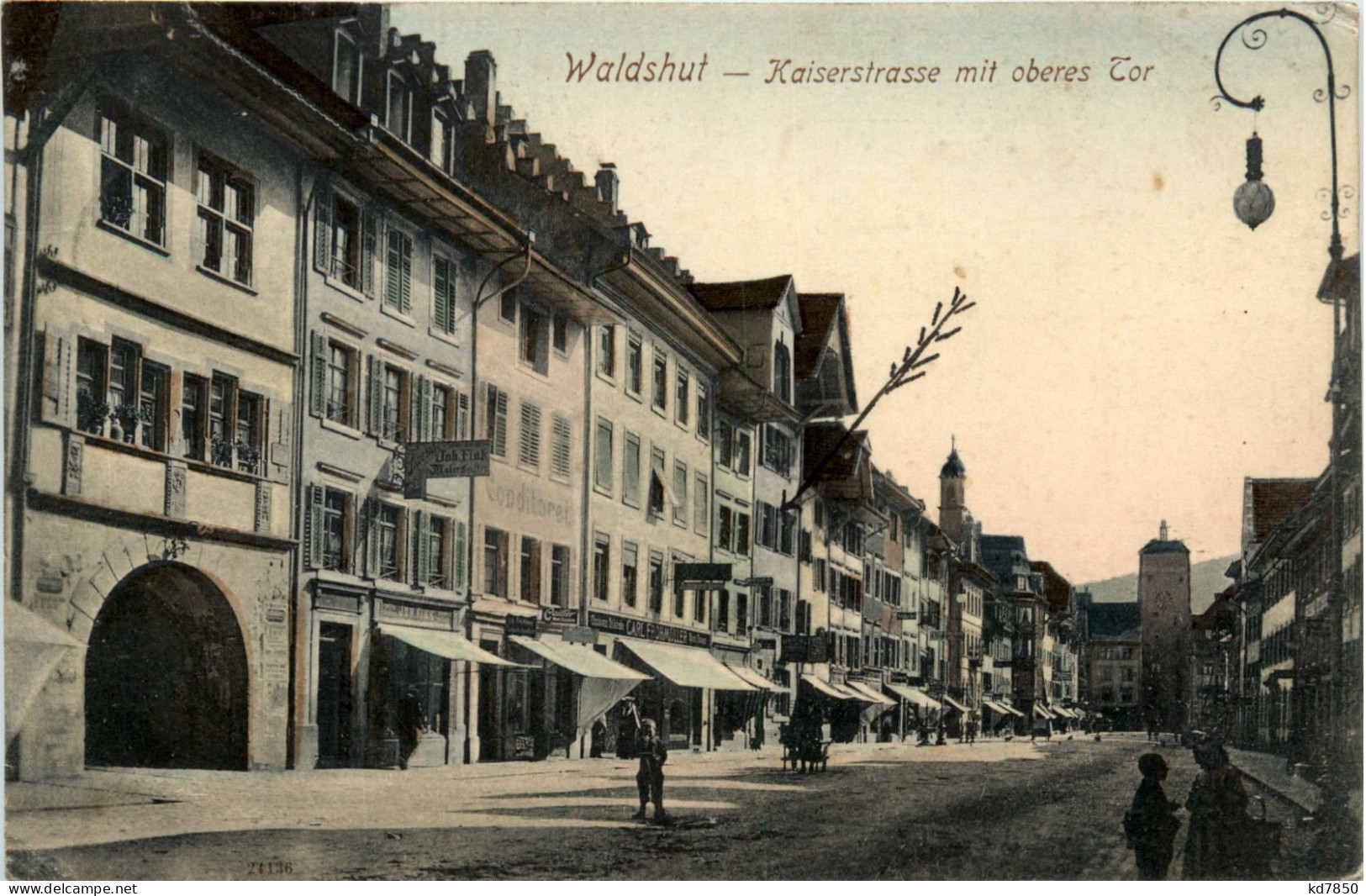 Waldshut - Kaiserstrasse Mit Oberes Tor - Waldshut-Tiengen