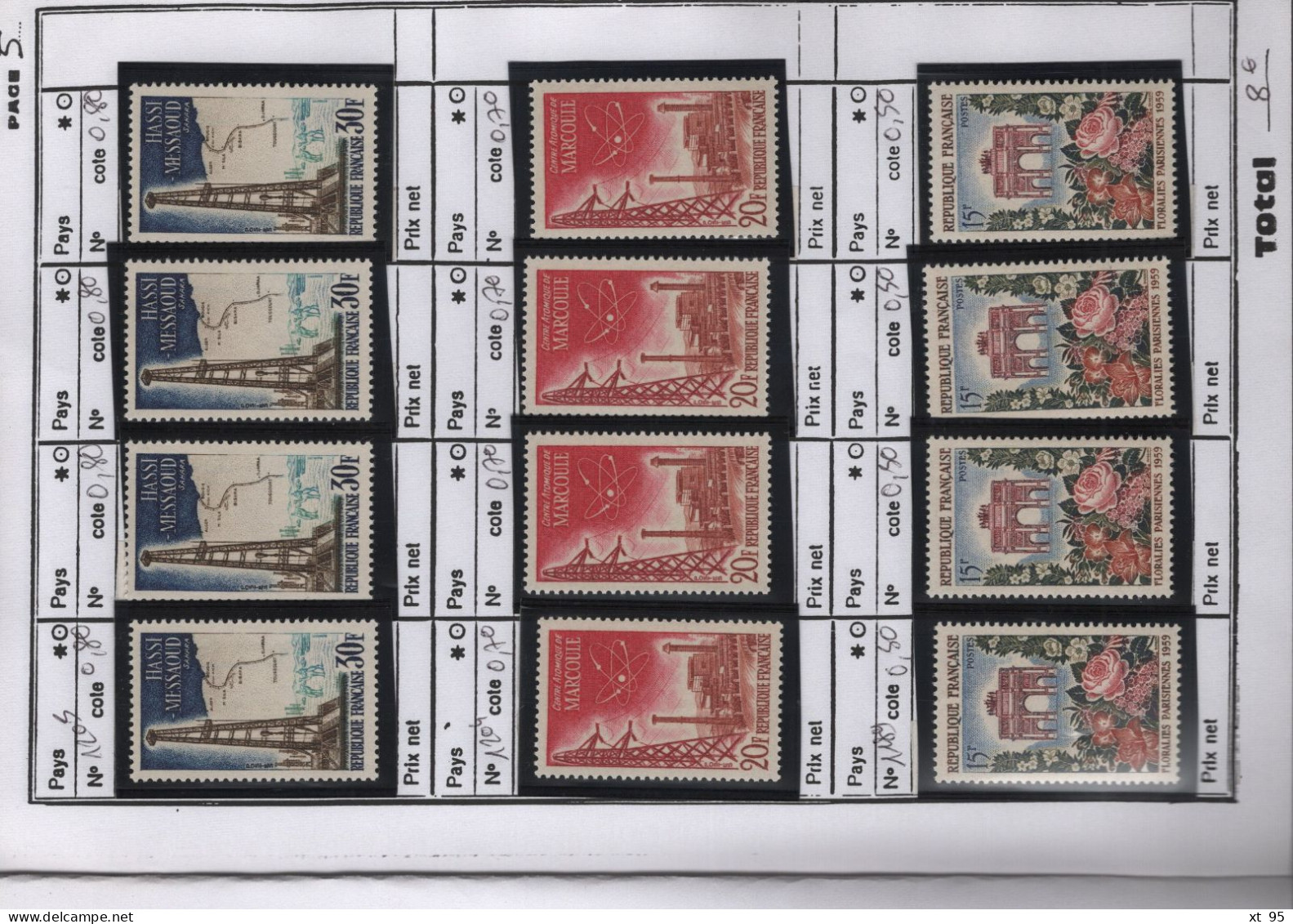 Carnet de circulation 16 pages avec timbres neufs ** sans charniere - cote +230€