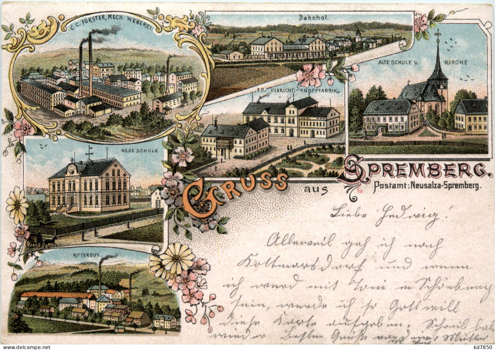 Gruss Aus Spremberg - Litho - Spremberg