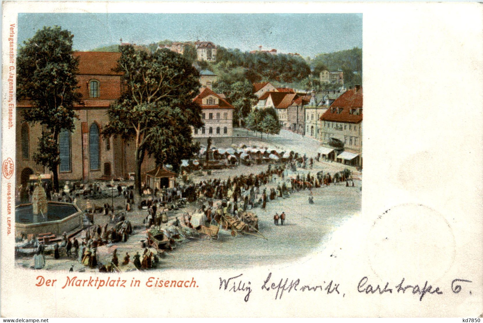 Der Marktplatz In Eisenach - Eisenach