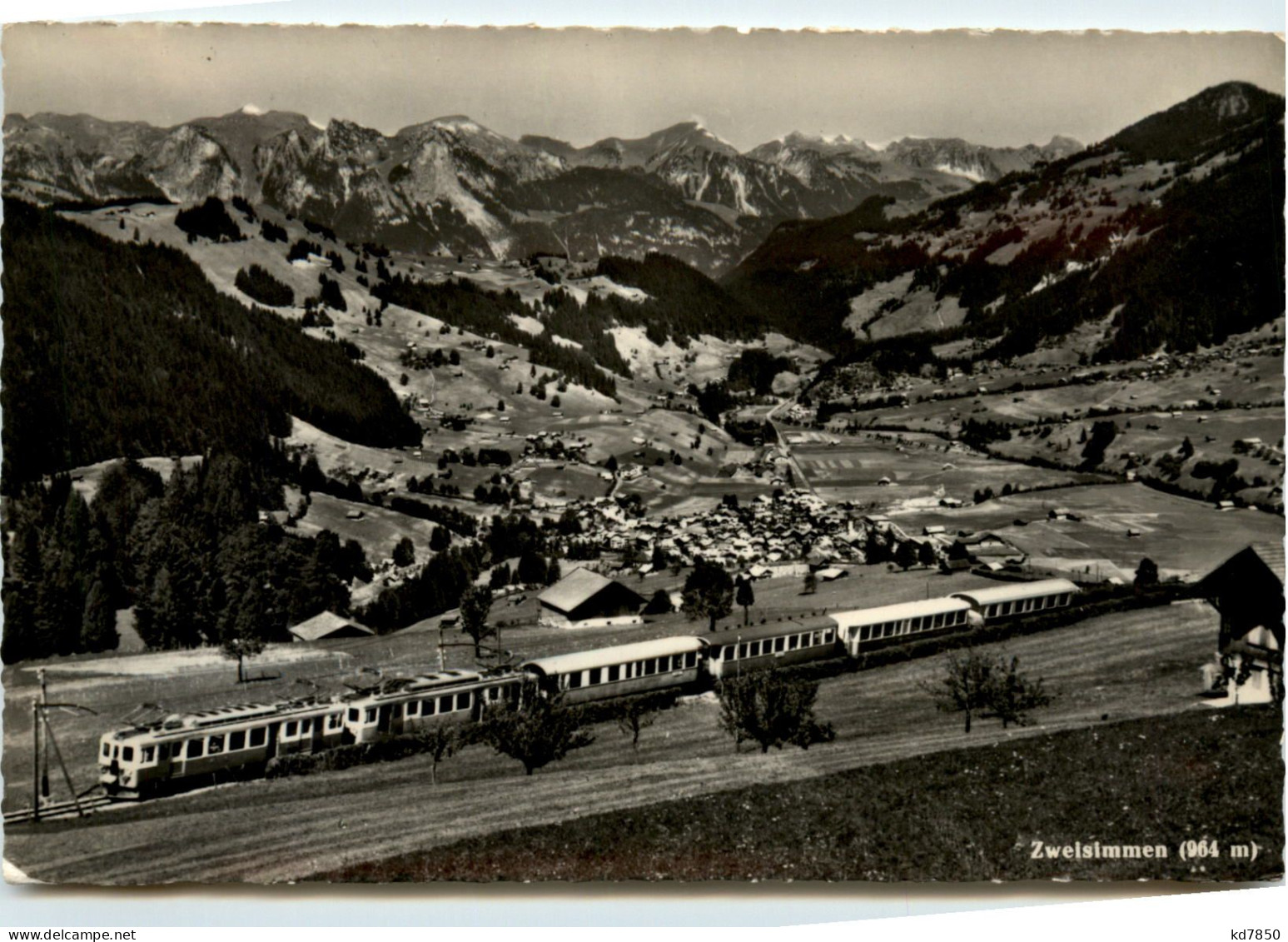 Zweisimmen - Eisenbahn - Zweisimmen