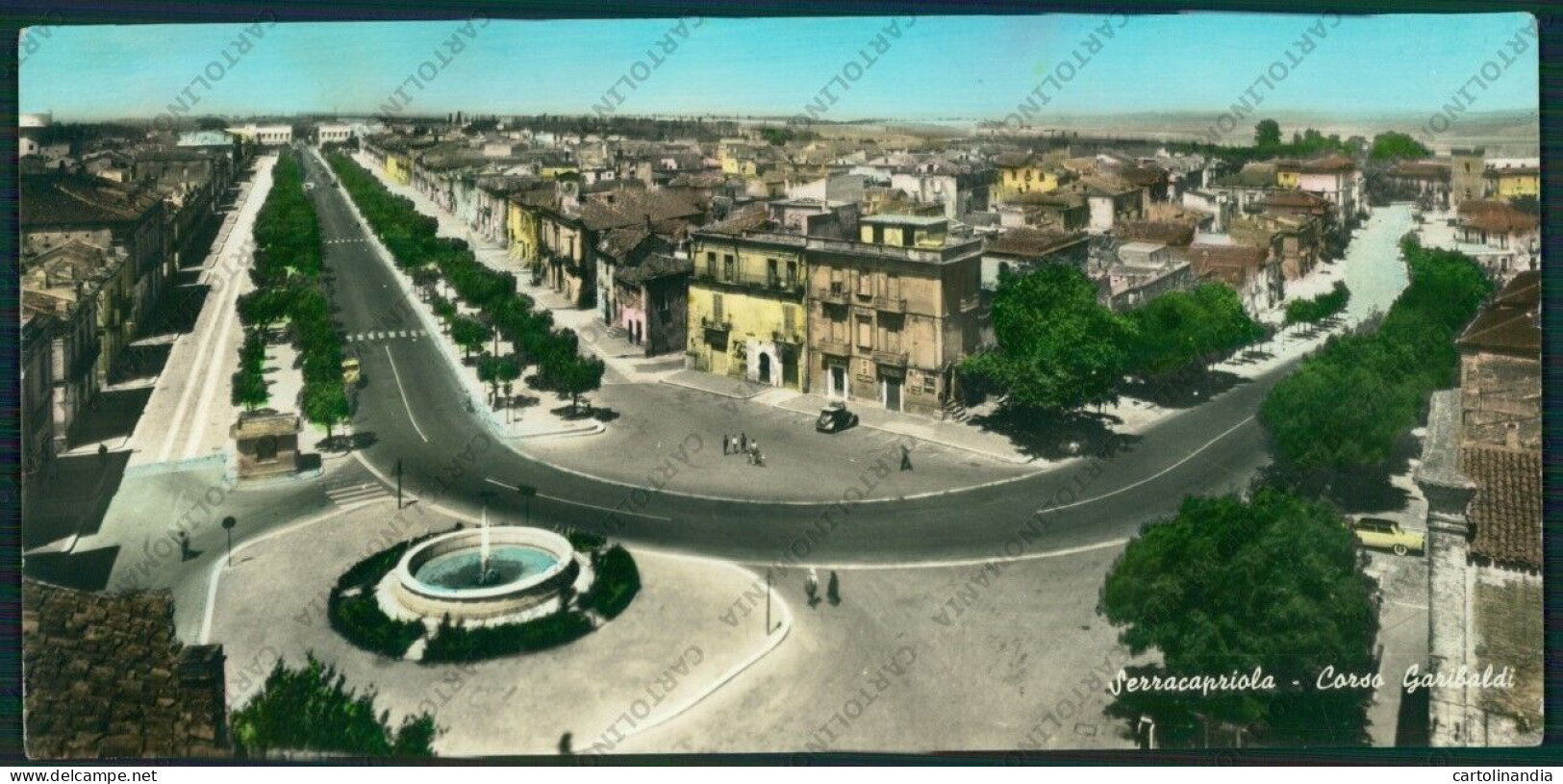 Foggia Serracapriola Panoramica Foto FG Cartolina ZK2447 - Foggia