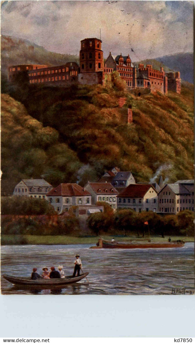 Heidelberg - Künstlerkarte H. Hoffmann - Heidelberg