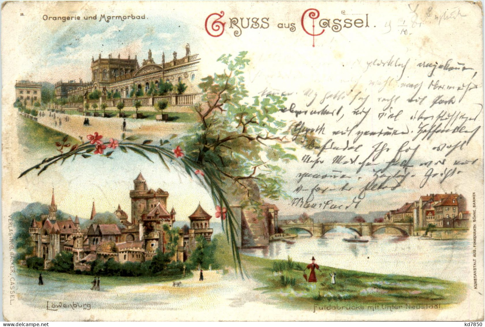 Gruss Aus Cassel - Litho - Kassel