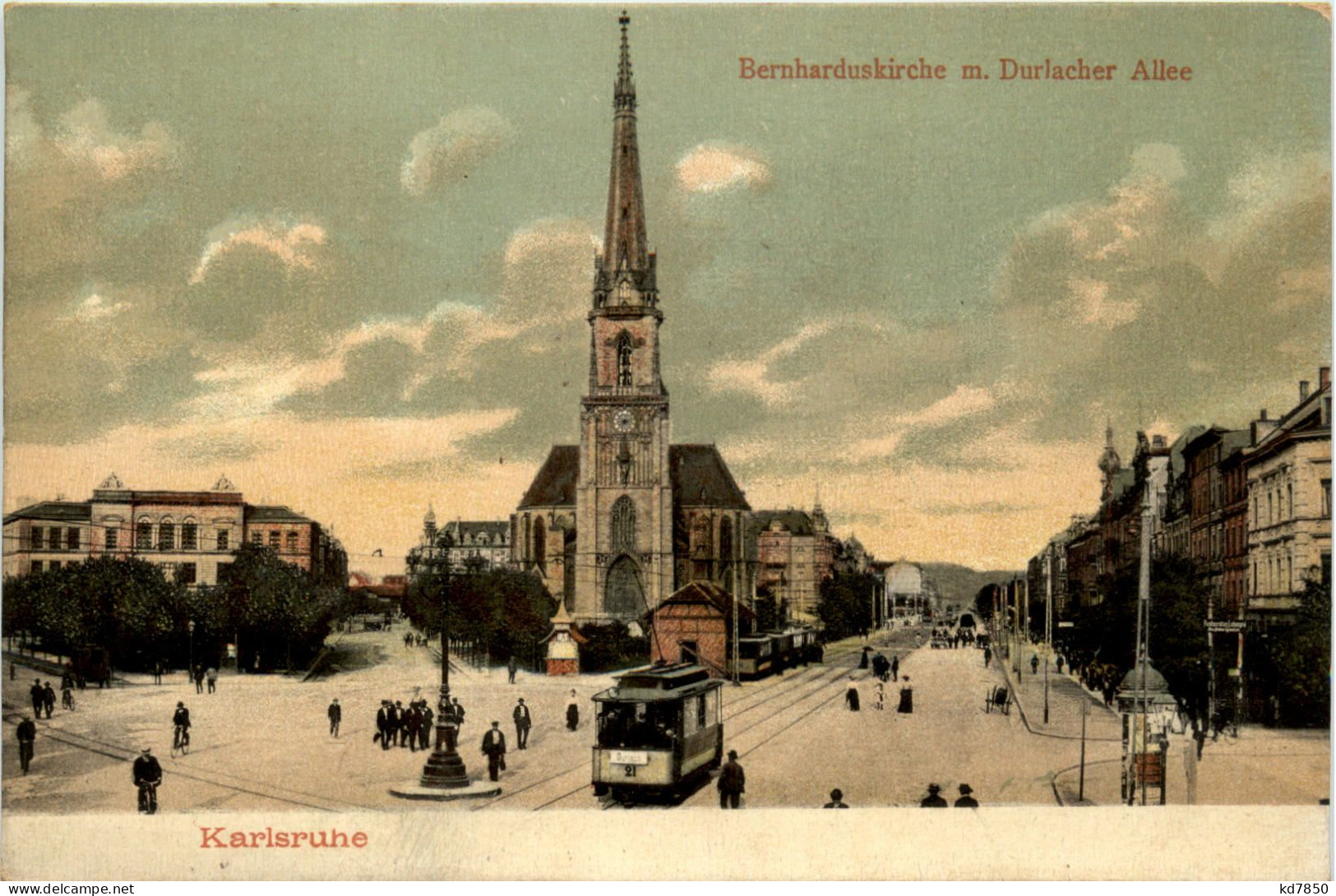 Karlsruhe - Bernharduskirche - Karlsruhe