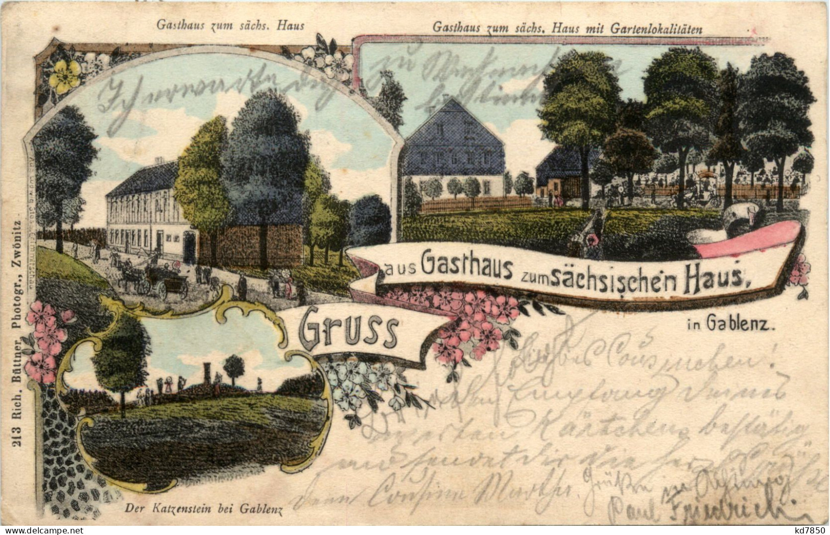 Gablenz - Gruss Aus Gasthaus Zum Sächsischen Haus - Goerlitz