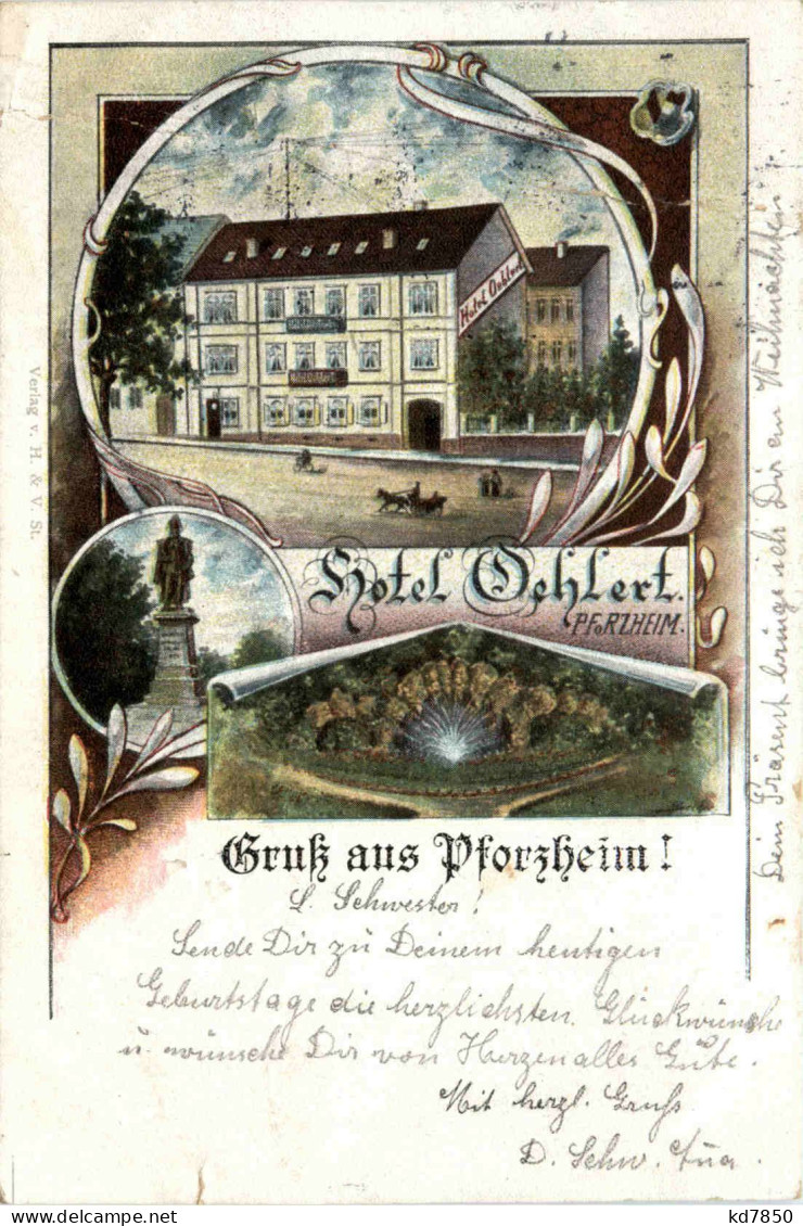 Gruss Aus Pforzheim -Hotel Oehlert - Pforzheim