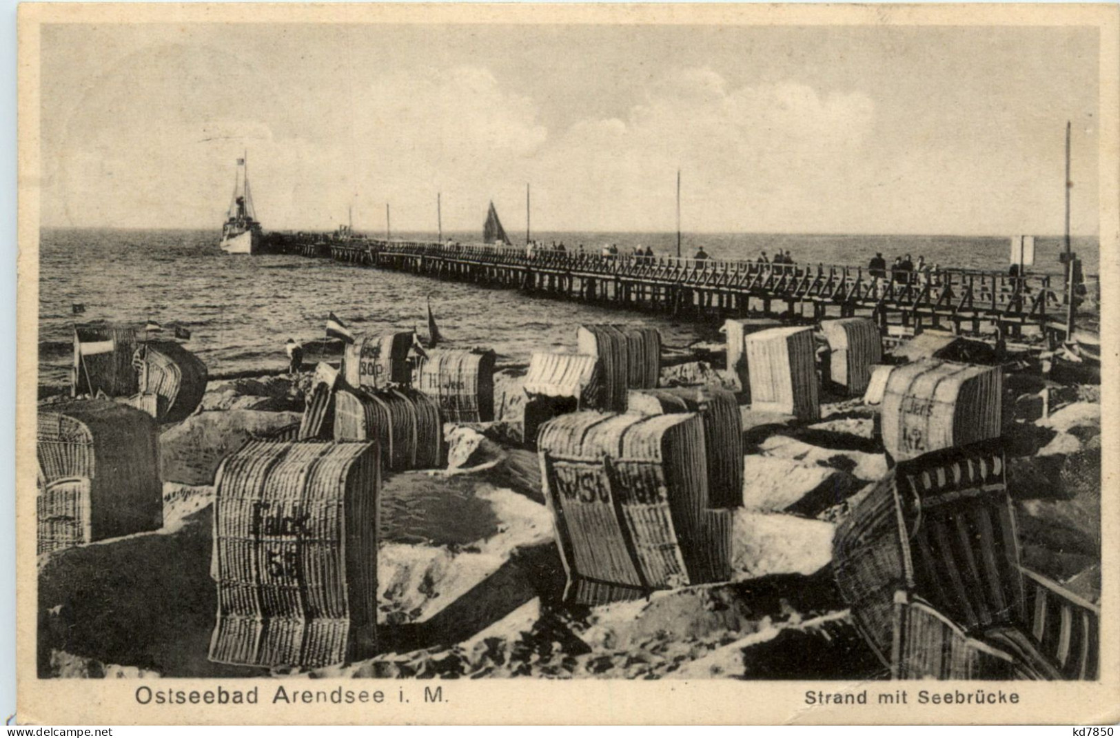 Arendsee - Strand Mit Seebrücke - Kuehlungsborn