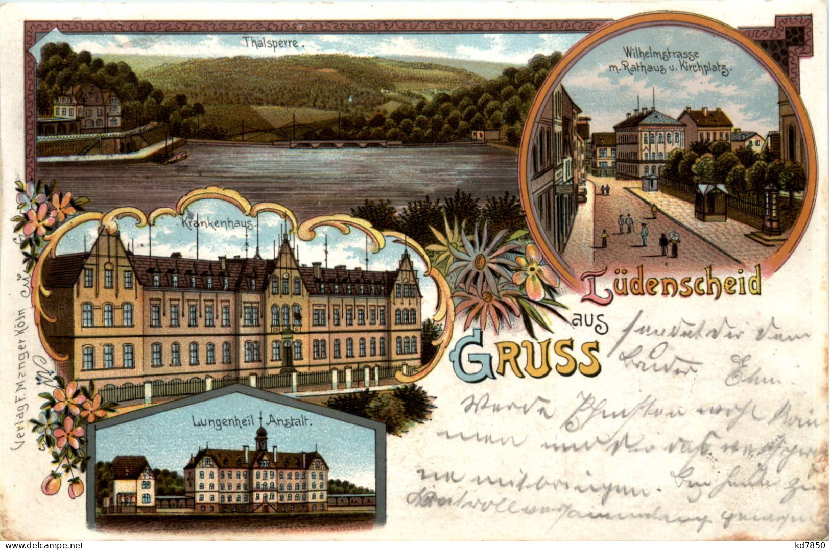 Gruss AusLüdenscheid - Litho - Luedenscheid