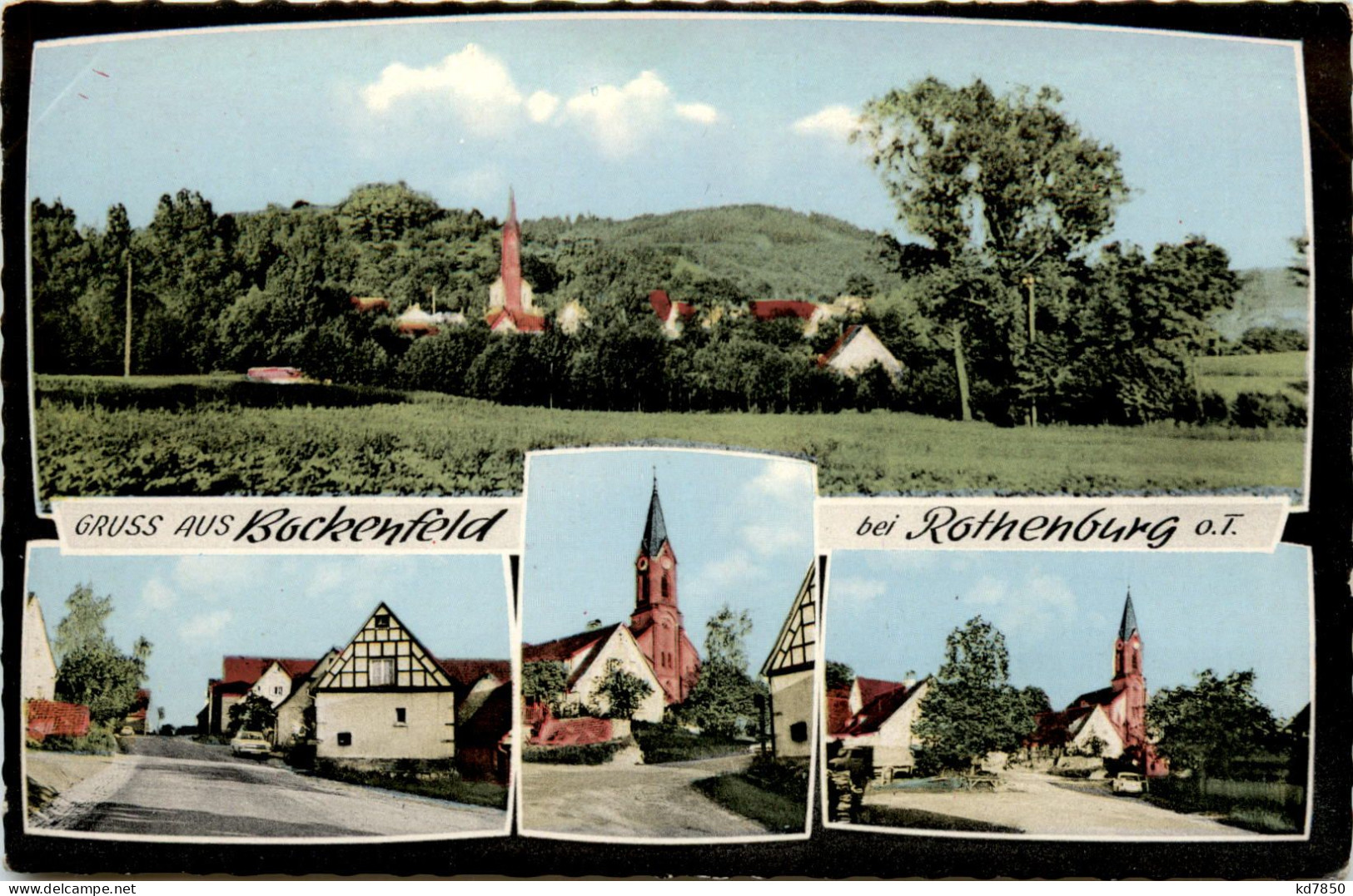 Gruss Aus Bockenfeld Bei Rothenburg - Gebsattel - Ansbach