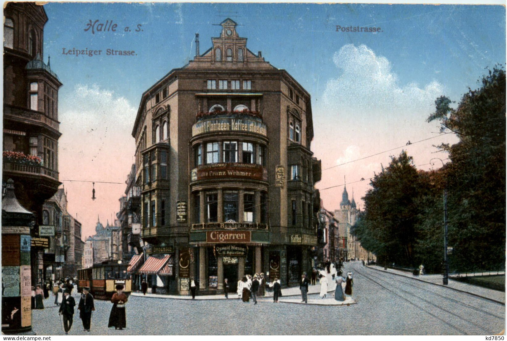 Halle Saale - Leipziger Strasse - Poststrasse - Halle (Saale)