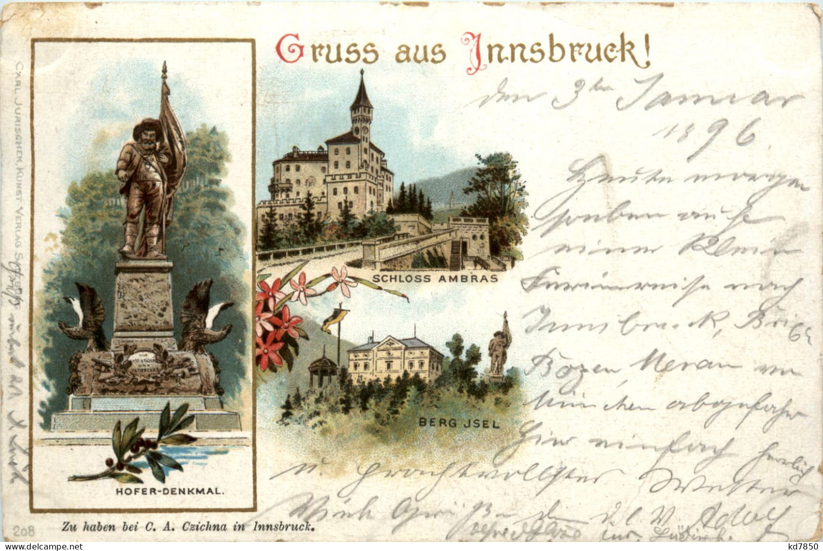 Gruss Aus Innsbruck - Litho - Innsbruck
