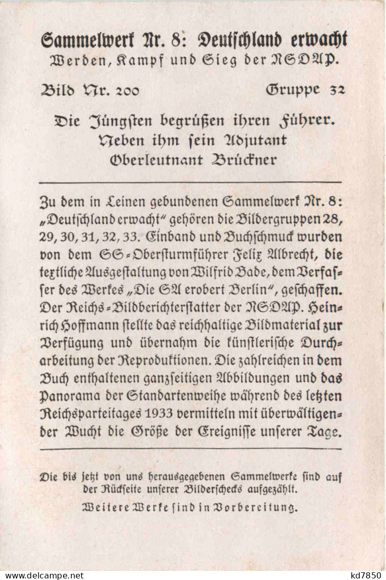 Die Jüngsten Begrüssen Ihren Führer - Sammelwerk - 3. Reich - Guerre 1939-45