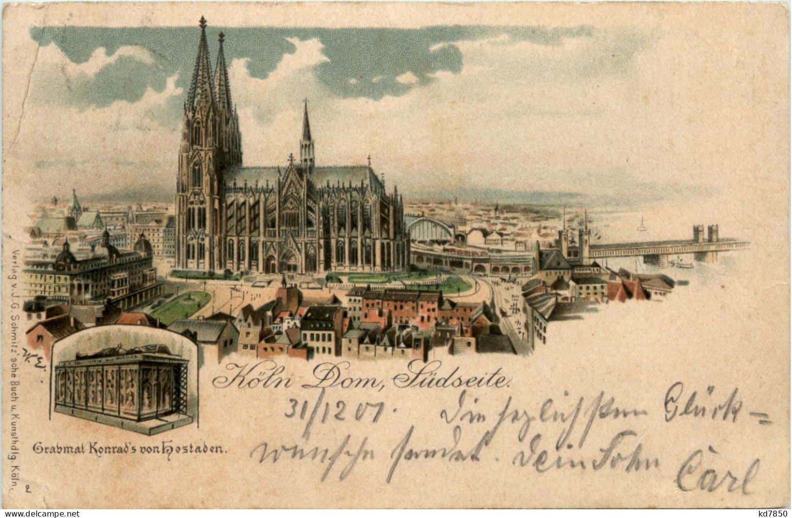 Gruss Aus Köln - Litho - Koeln