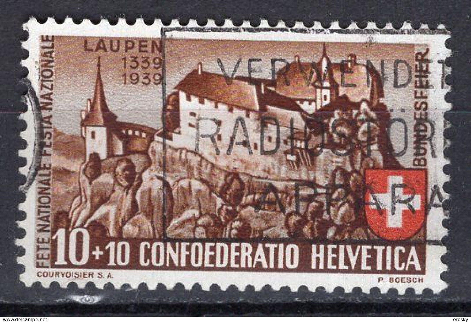 T3102 - SUISSE SWITZERLAND Yv N°341 Pro Patria Fete Nationale - Used Stamps