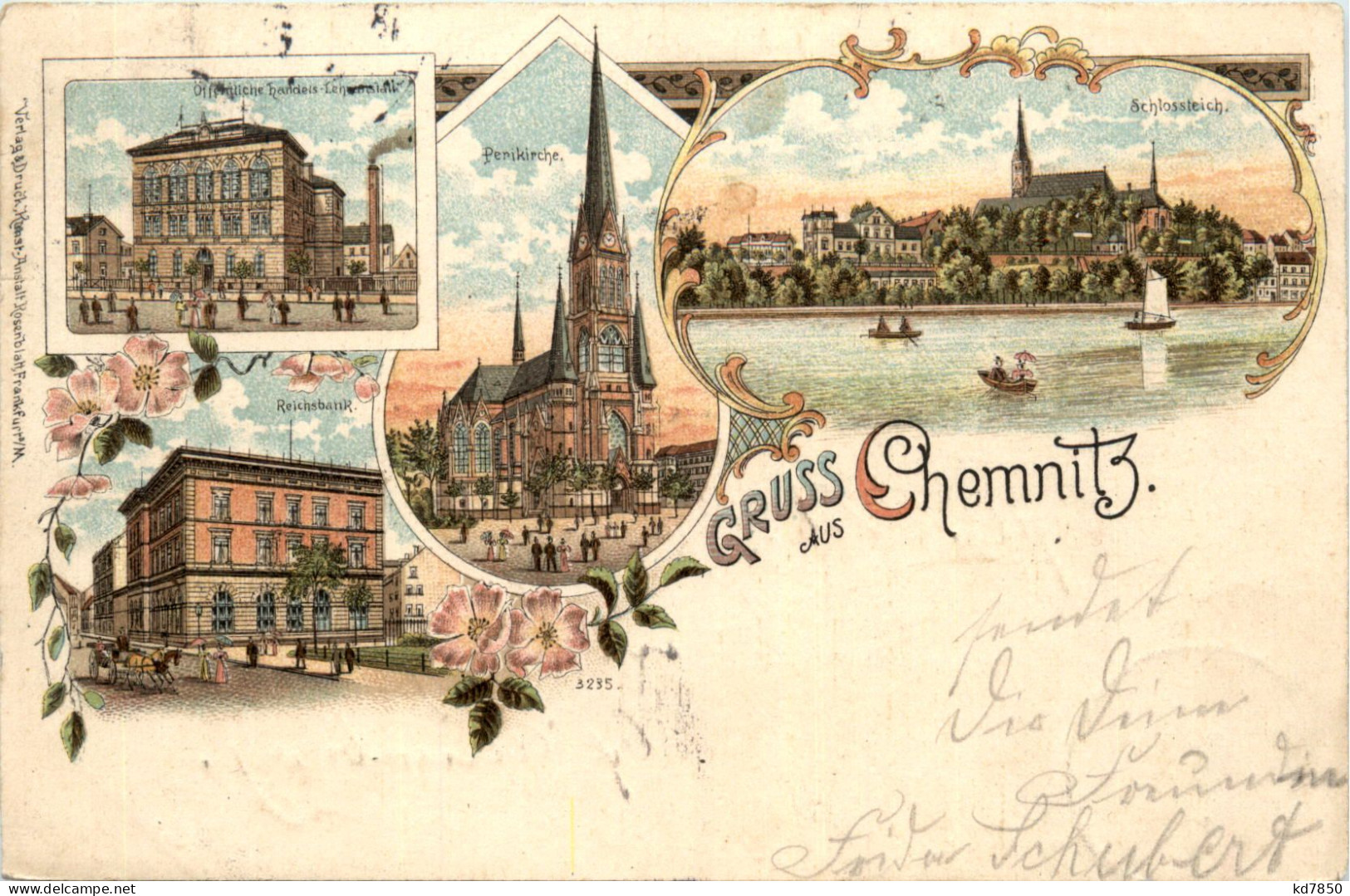 Gruss Aus Chemnitz - Litho - Chemnitz