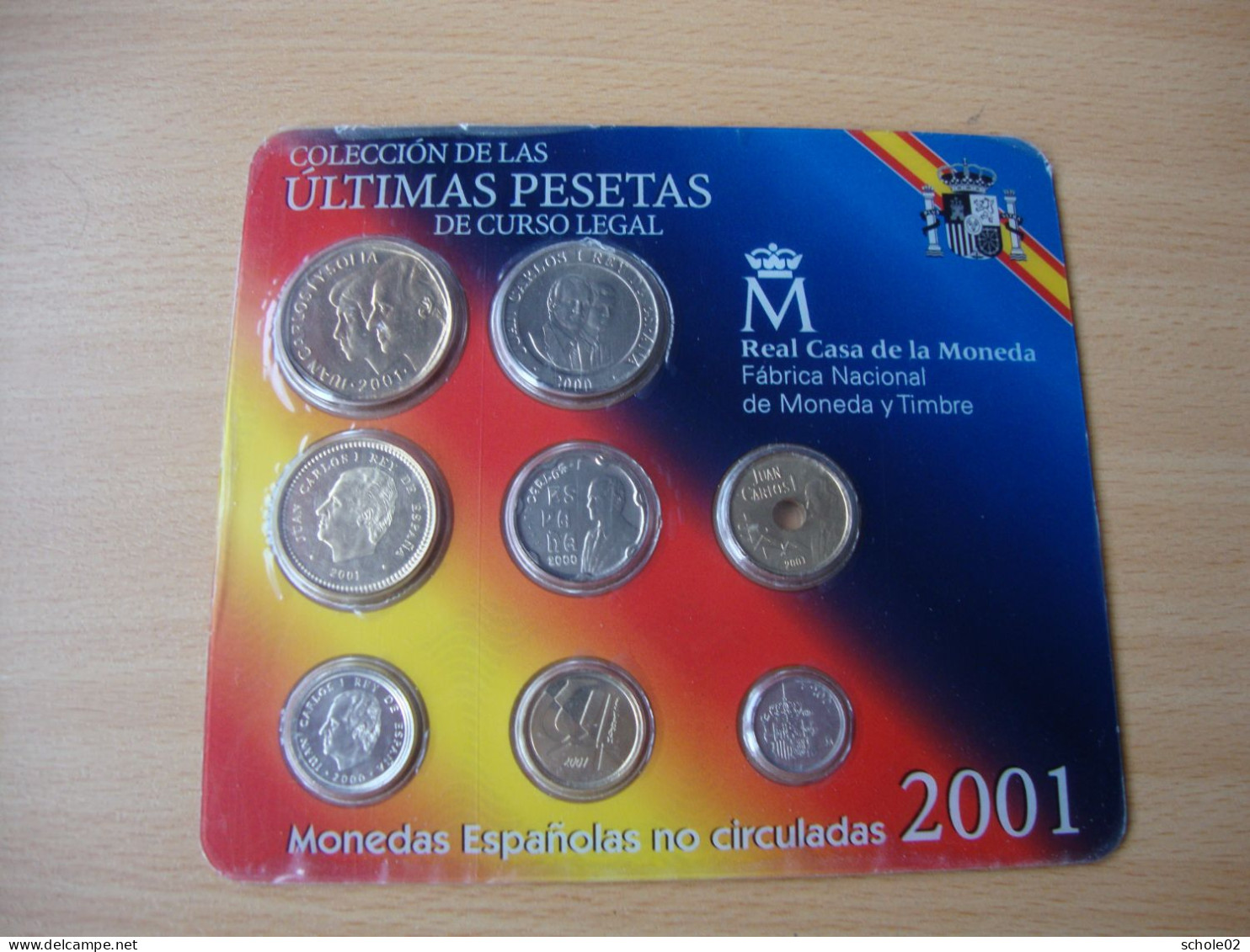 Set Monétaire Espagne 2001 - Sets Sin Usar &  Sets De Prueba