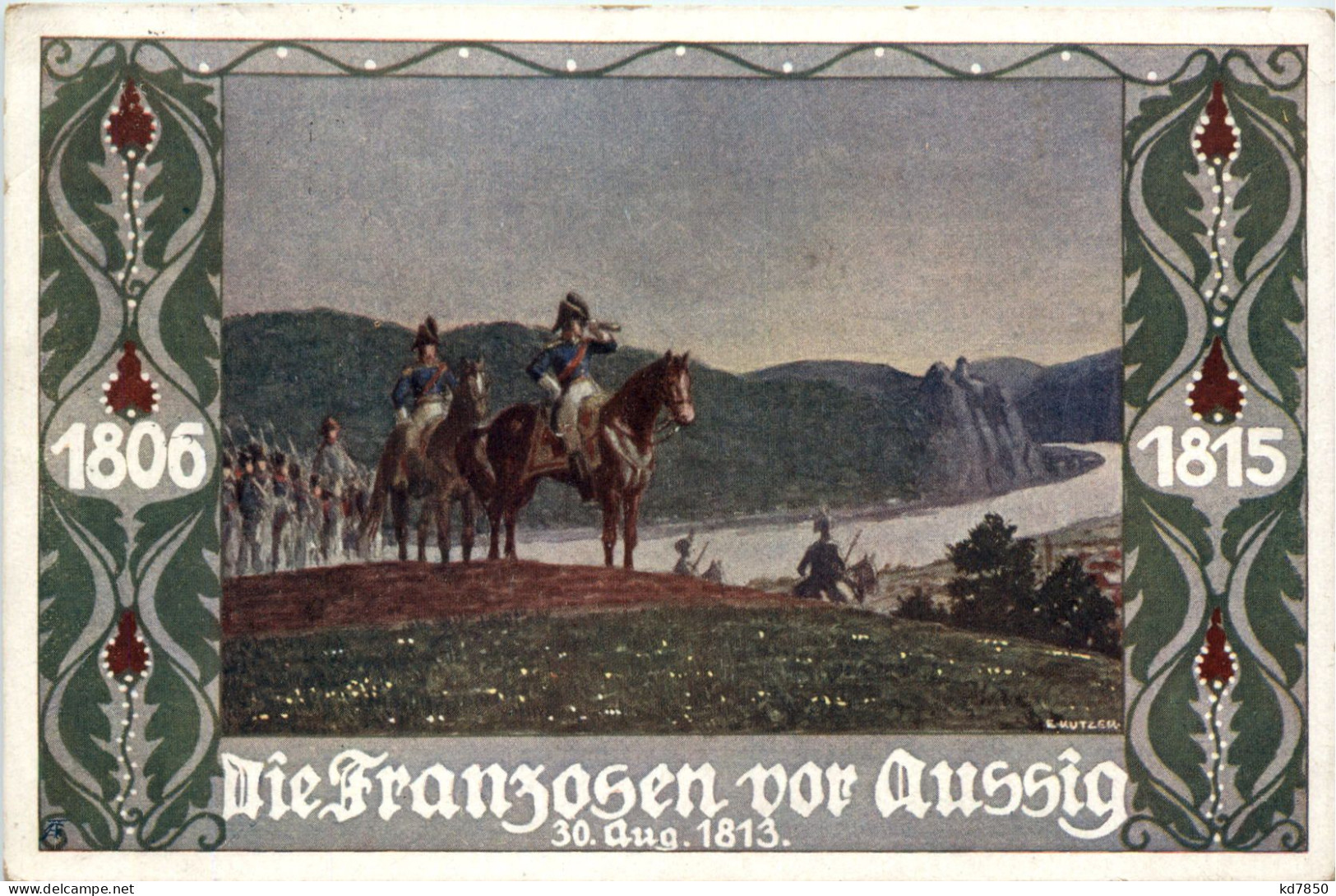 Die Franzosen Vor Aussig 1813 - Böhmen Und Mähren