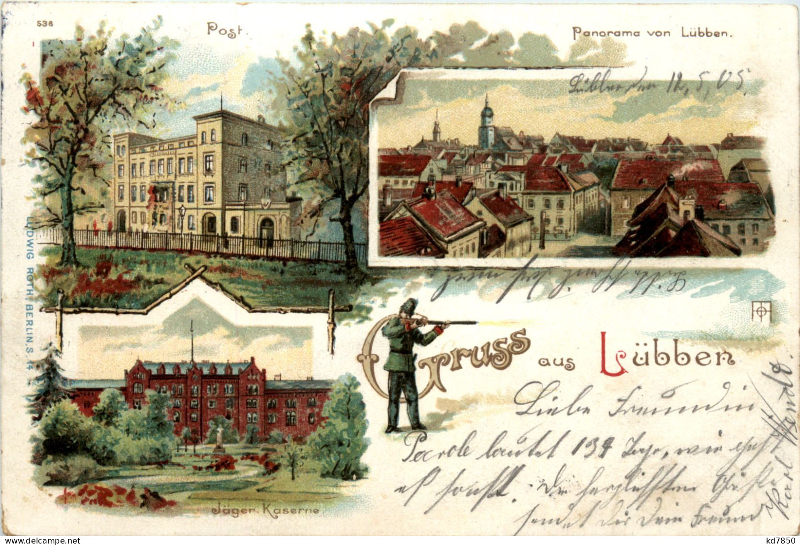 Gruss Aus Lübben - Litho - Lübben (Spreewald)