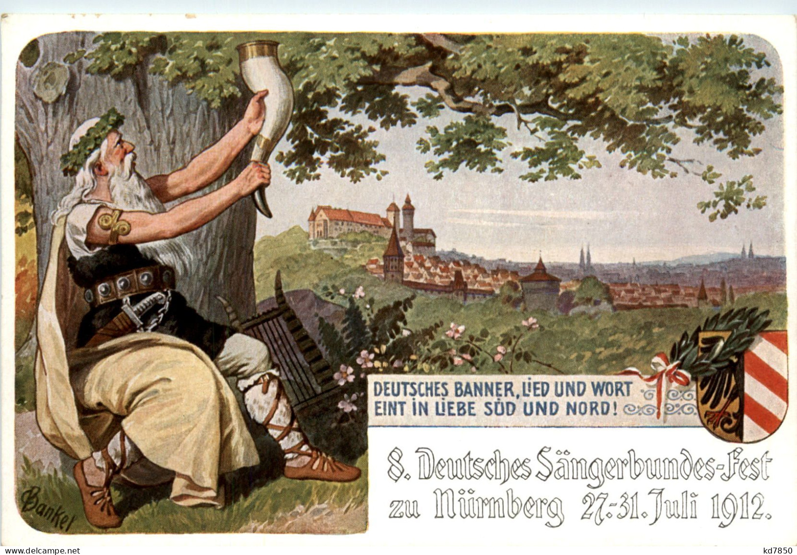 8. Deutsches Sängerbundfest 1912 Nürnberg - Nürnberg