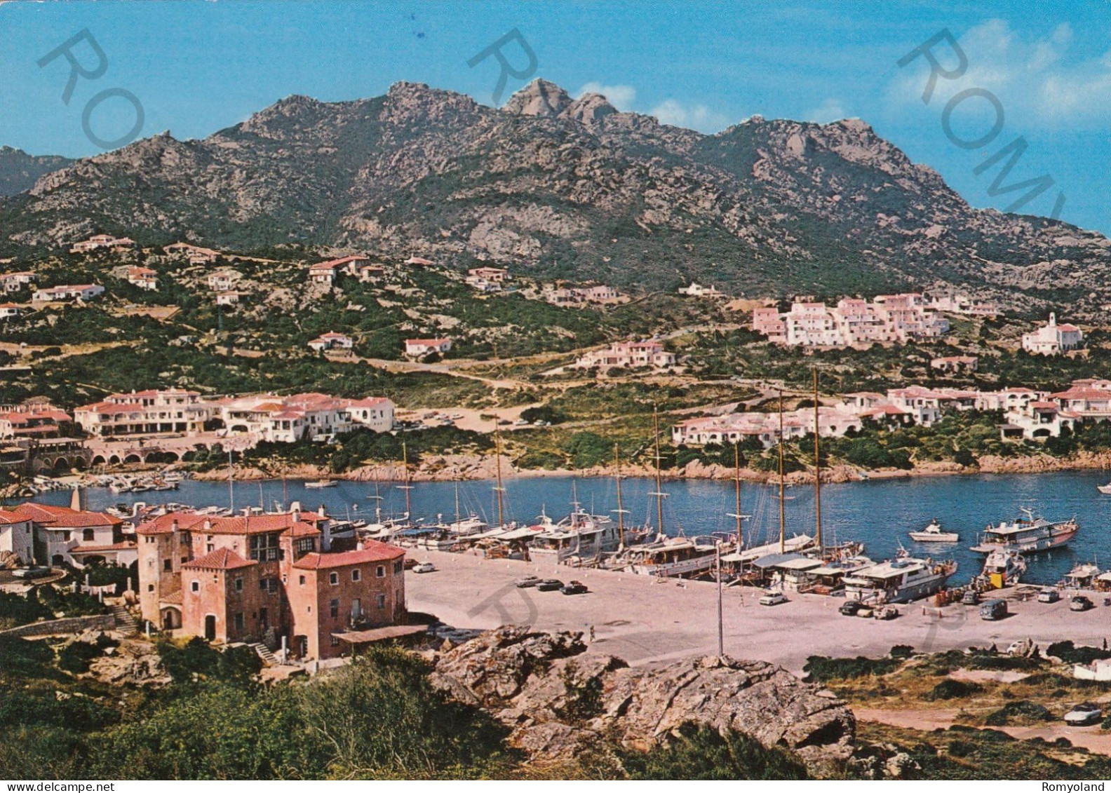 CARTOLINA  C8 PORTO CERVO,SASSARI,SARDEGNA-COSTA SMERALDA-MARE,SOLE,ESTATE,VACANZA,SPIAGGIA,LUNGOMARE,VIAGGIATA 1976 - Latina