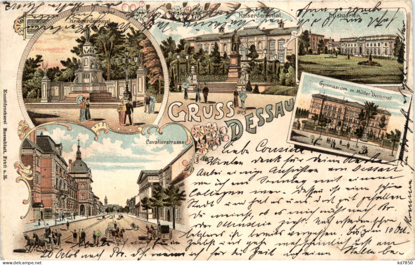 Gruss Aus Dessau - Litho - Dessau