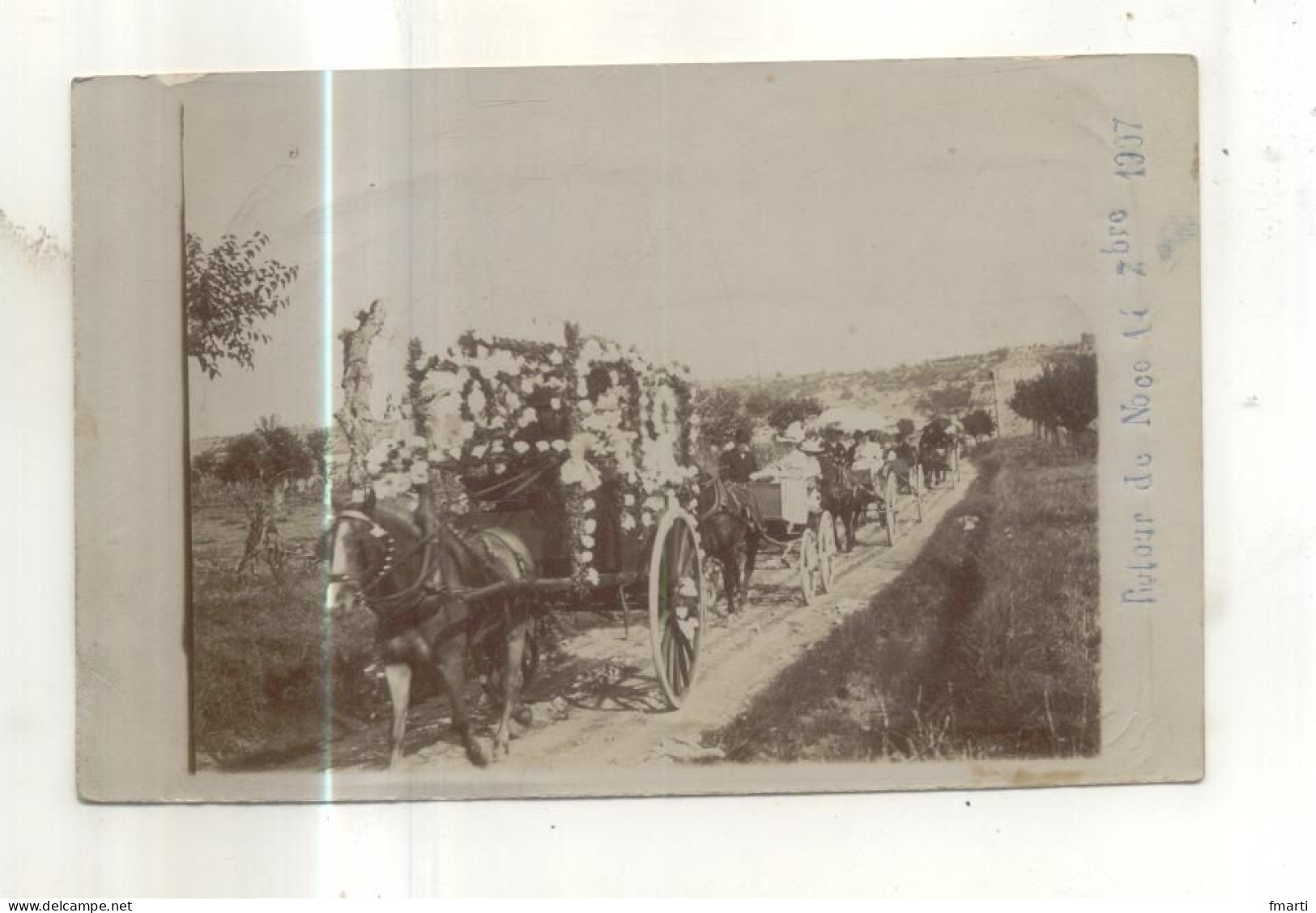 Carte Photo à Identifier : Retour De Noces En 1907 - To Identify