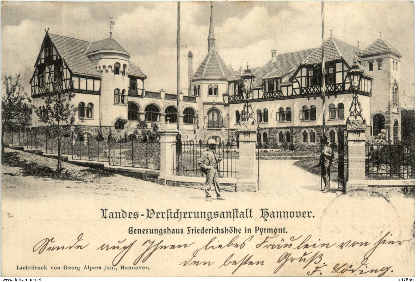 Pyrmont Genesungsheim Friedrichshöhe - Landes Versicherungsanstalt Hannover - Bad Pyrmont